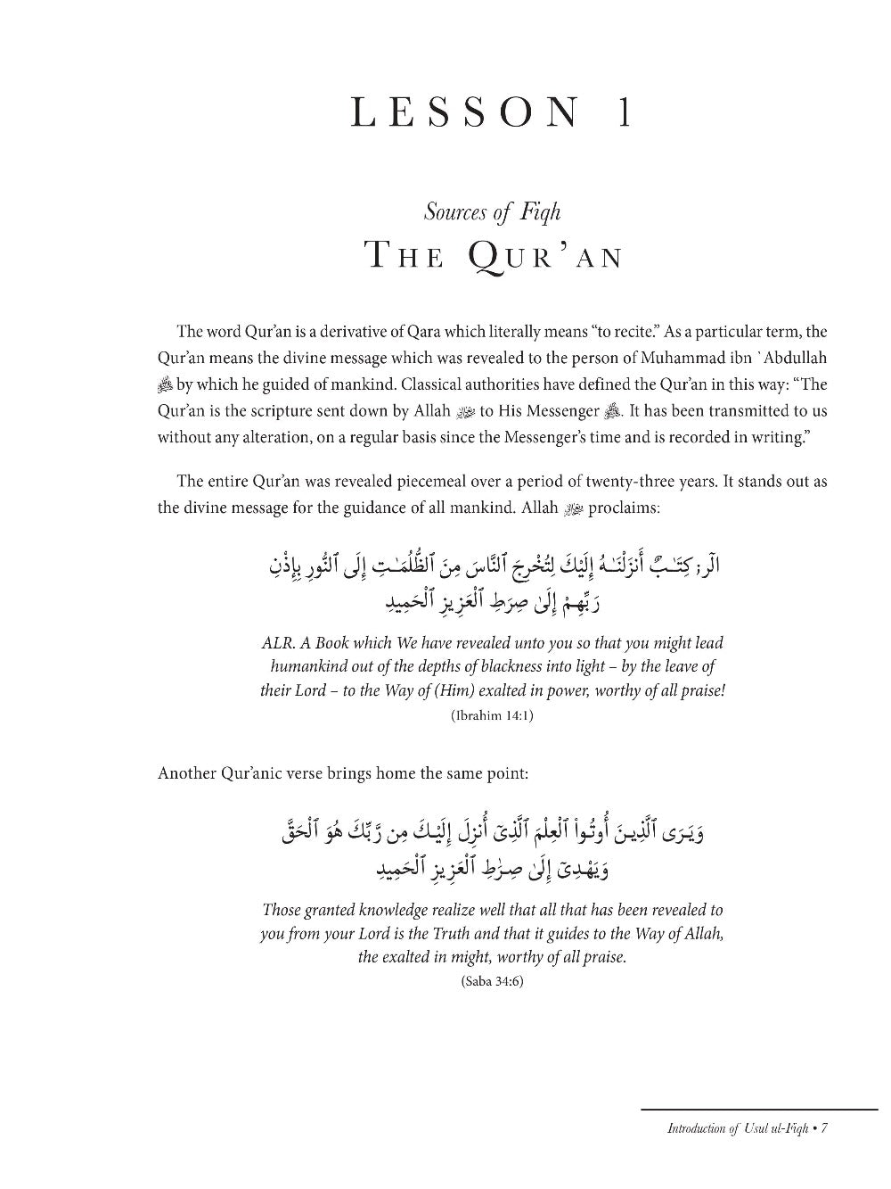 Principle of Islamic Jurisprudence-Usul al-Fiqh - Premium Textbook from IQRA' international Educational Foundation - Just $20! Shop now at IQRA Book Center 