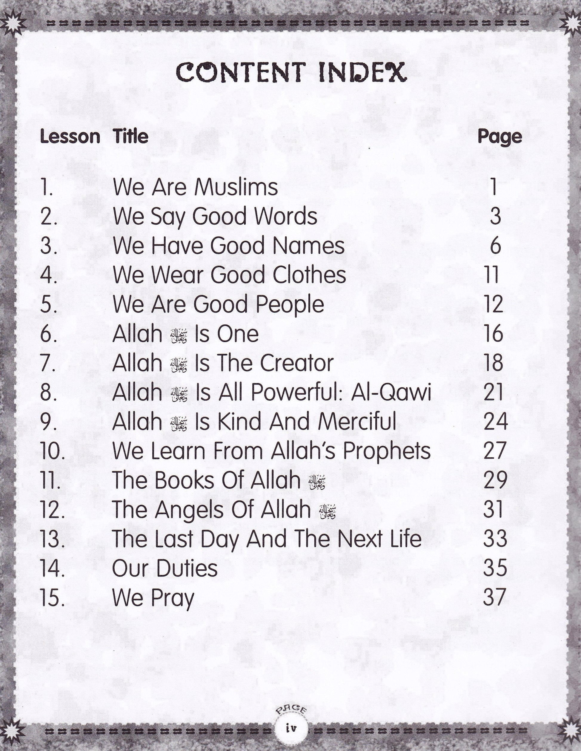 We Are Muslims: Elementary Grade 1 Workbook - Premium Workbook from IQRA' international Educational Foundation - Just $7.99! Shop now at IQRA Book Center 