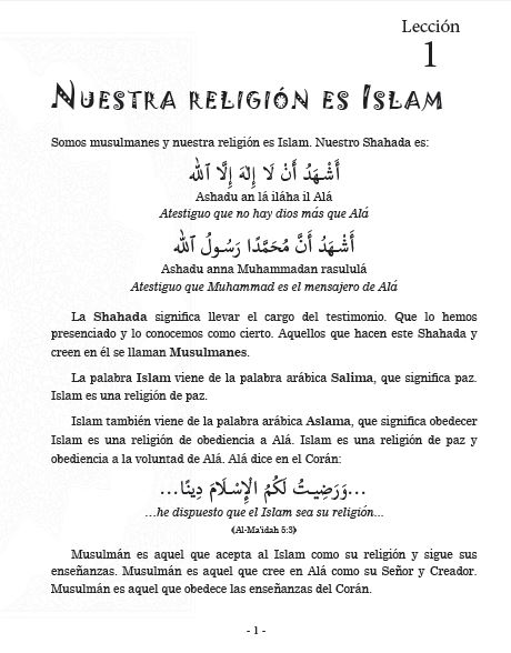 Nuestra Fe y Culto - Our Faith & Worship Volume 1 (Spanish) - Premium Book from IQRA' international Educational Foundation - Just $10! Shop now at IQRA.ORG