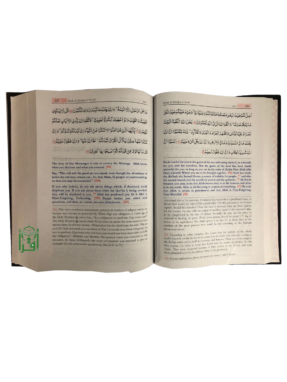 Meanings of Noble Quran with Explanatory Notes-Mufti Taqi Usmani - Premium Quran from I.B Publishers, Inc. - Just $54.99! Shop now at IQRA.ORG