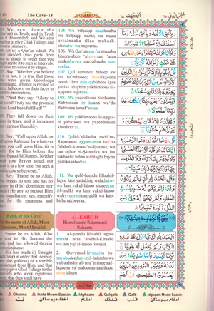 The Holy Quran- Color Coded Transliteration in Roman  Script with Arabic Text and English Translation - Premium  from I.B Publishers, Inc. - Just $40! Shop now at IQRA Book Center 