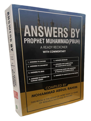 Answers by Prophet Muhammad (PBUH) : A Ready Reckoner with Commentary