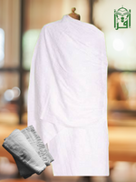 Ihram-Ahram 2 Pieces Towel DLX - Premium Ihram from Zam Zam Publishers - Just $45! Shop now at IQRA Book Center 