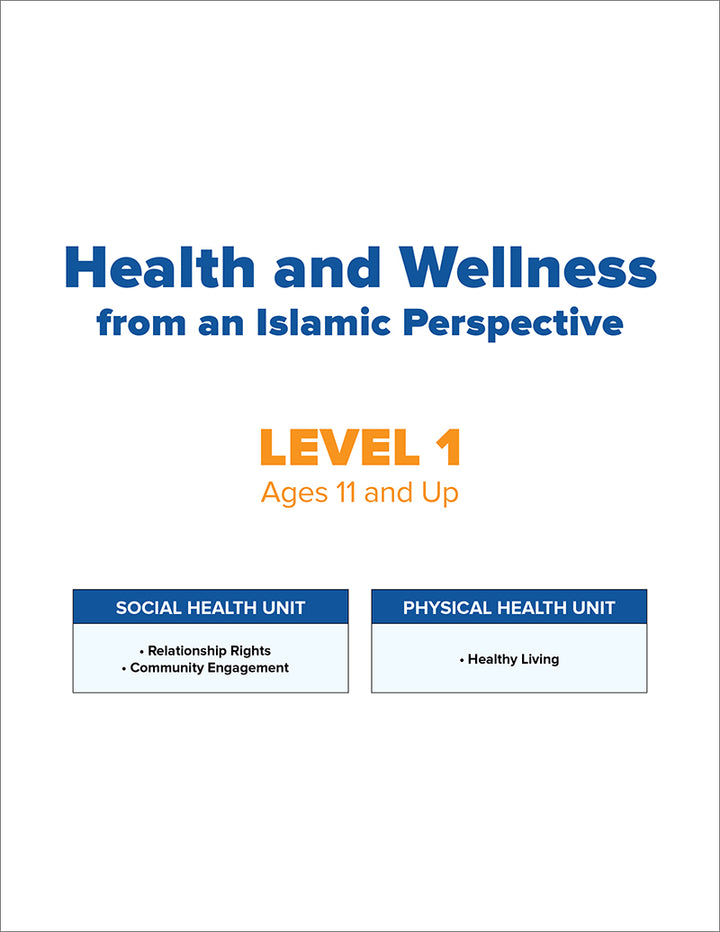 Health and Wellness - from an Islamic Perspective, Level 1 - Premium Text Book from NoorArt Inc. - Just $38.99! Shop now at IQRA' international Educational Foundation