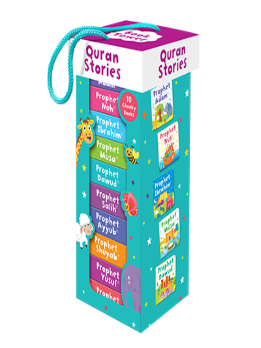 Quran Stories Book Tower 10 Chunky Board Books - Premium book from I.B Publishers, Inc. - Just $24.99! Shop now at IQRA.ORG