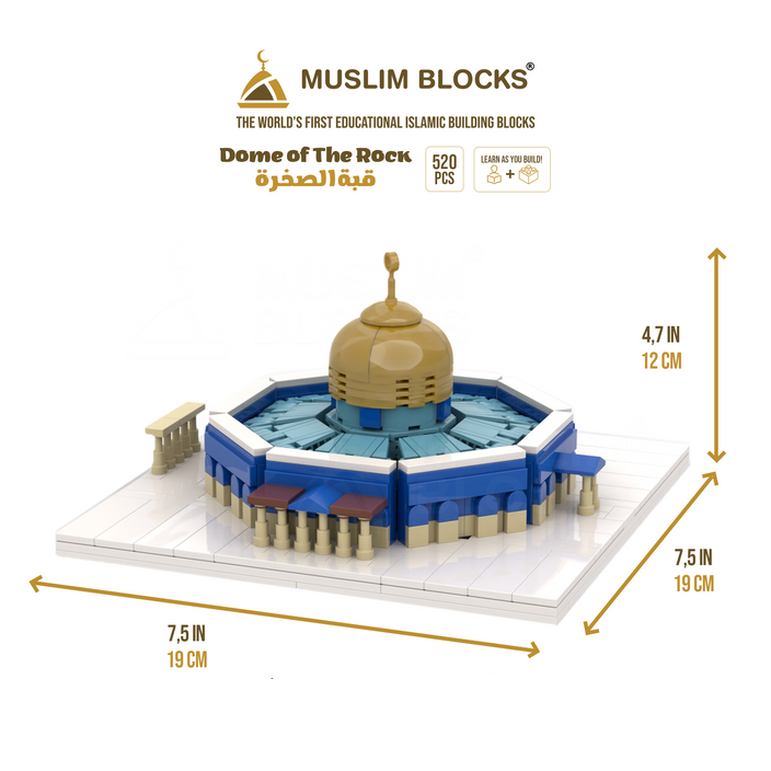 Dome of the Rock - Model of the Jerusalem-Educational Islamic Building Blocks Set - Premium Puzzle and Game from Hani Book Store - Just $44.99! Shop now at IQRA Book Center 