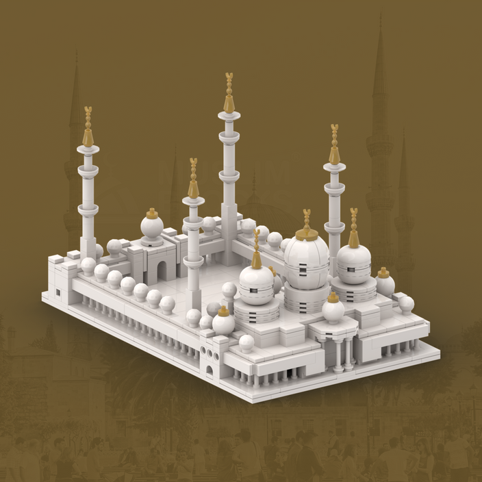 Model Of Sheikh Zayed Grand Mosque - Educational Islamic Building Blocks Set - Premium Puzzle and Game from Hani Book Store - Just $44.99! Shop now at IQRA Book Center 