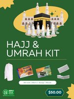 Hajj and Umrah Kit - Premium Hajj and Umrah Kit from Zam Zam Publishers - Just $50! Shop now at IQRA Book Center 