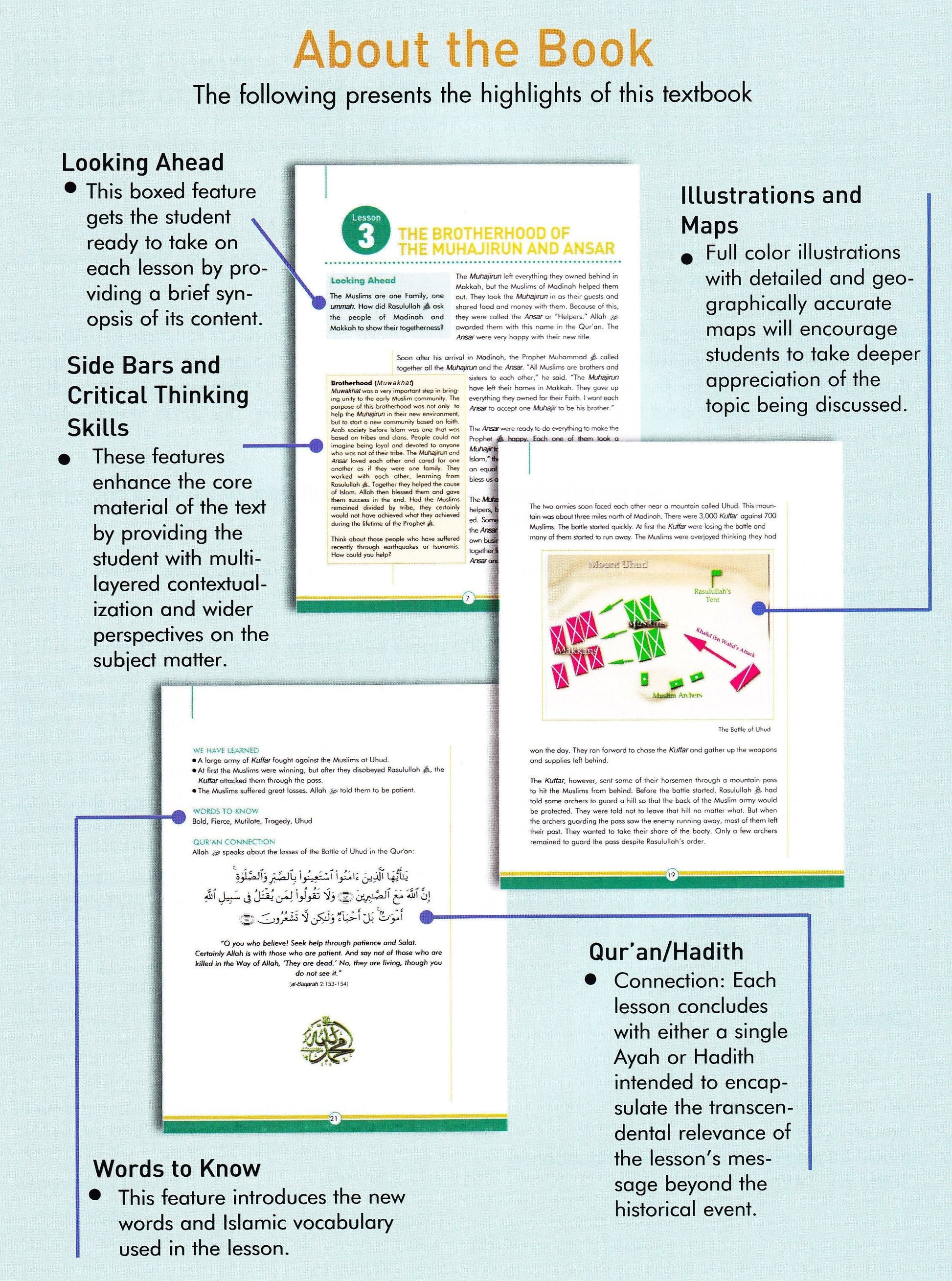 Sirah of our prophet Grade 6 (Mercy to Mankind Madinah) Textbook - Premium Textbook from IQRA' international Educational Foundation - Just $14.99! Shop now at IQRA Book Center 