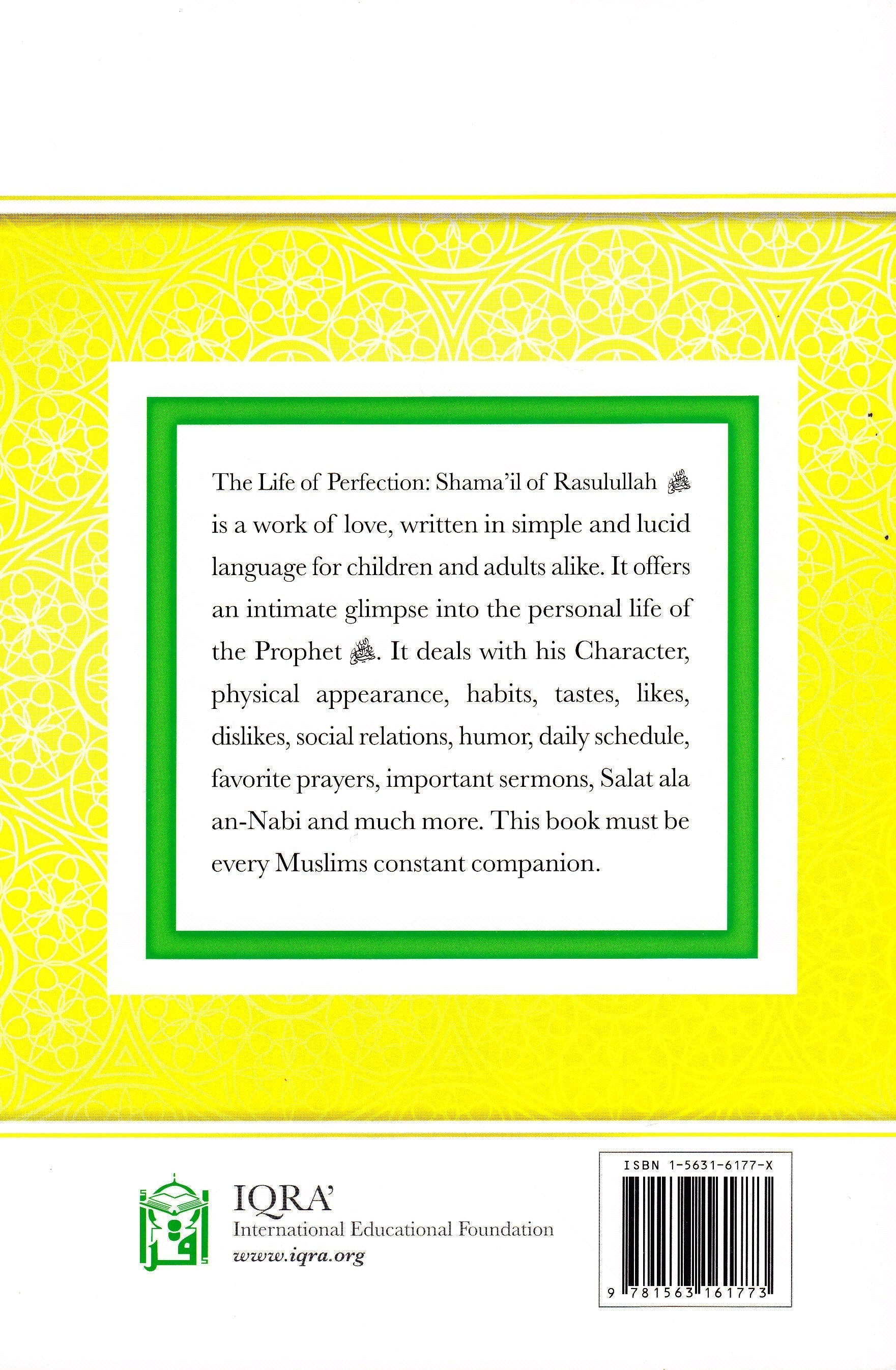 Life of Perfection Shama'il of Rasulullah - Premium Textbook from IQRA' international Educational Foundation - Just $9! Shop now at IQRA' international Educational Foundation