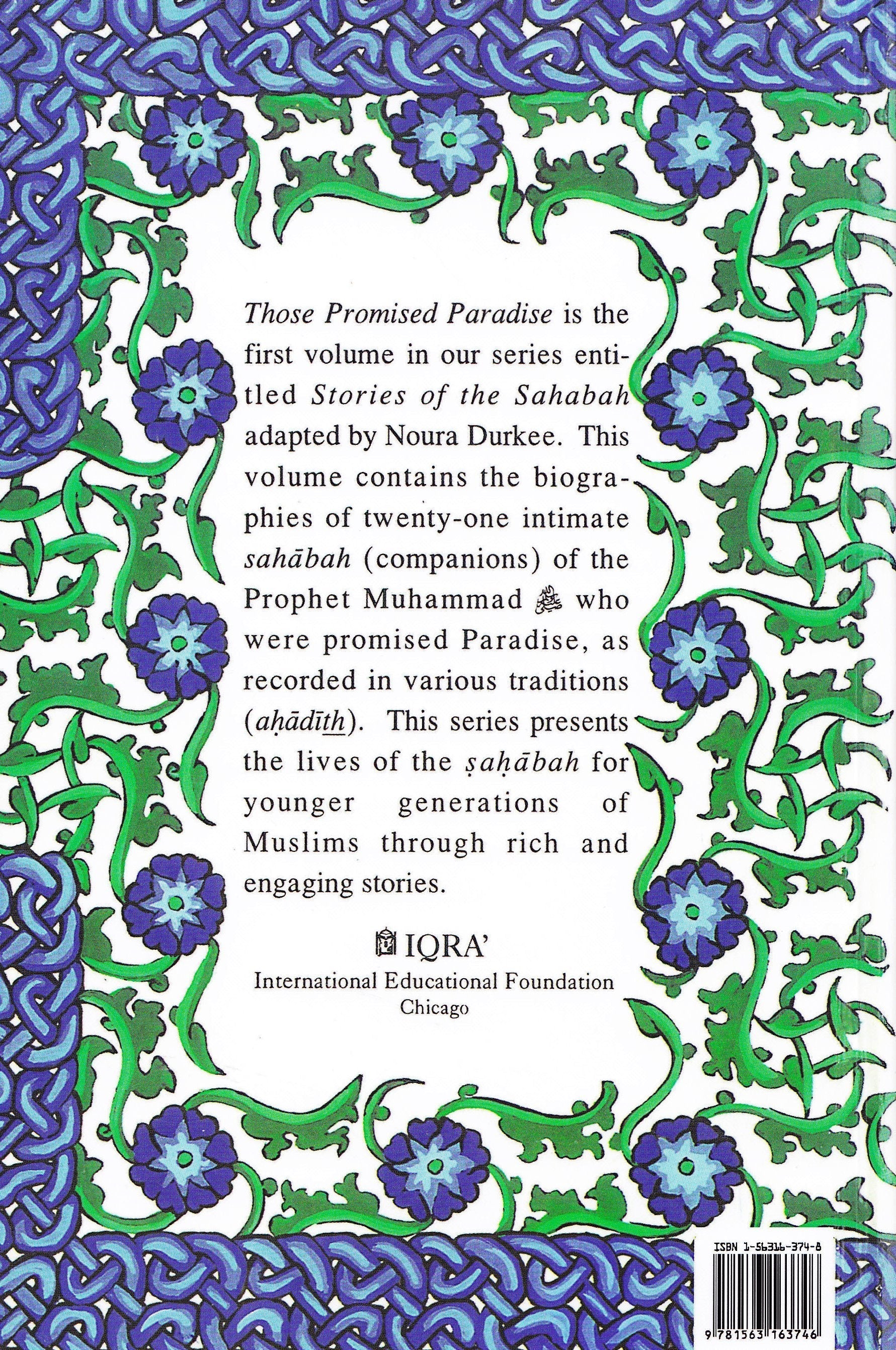 Those Promised Paradise-Stories of Sahabha Volume 1 - Premium Textbook from IQRA' international Educational Foundation - Just $11! Shop now at IQRA.ORG