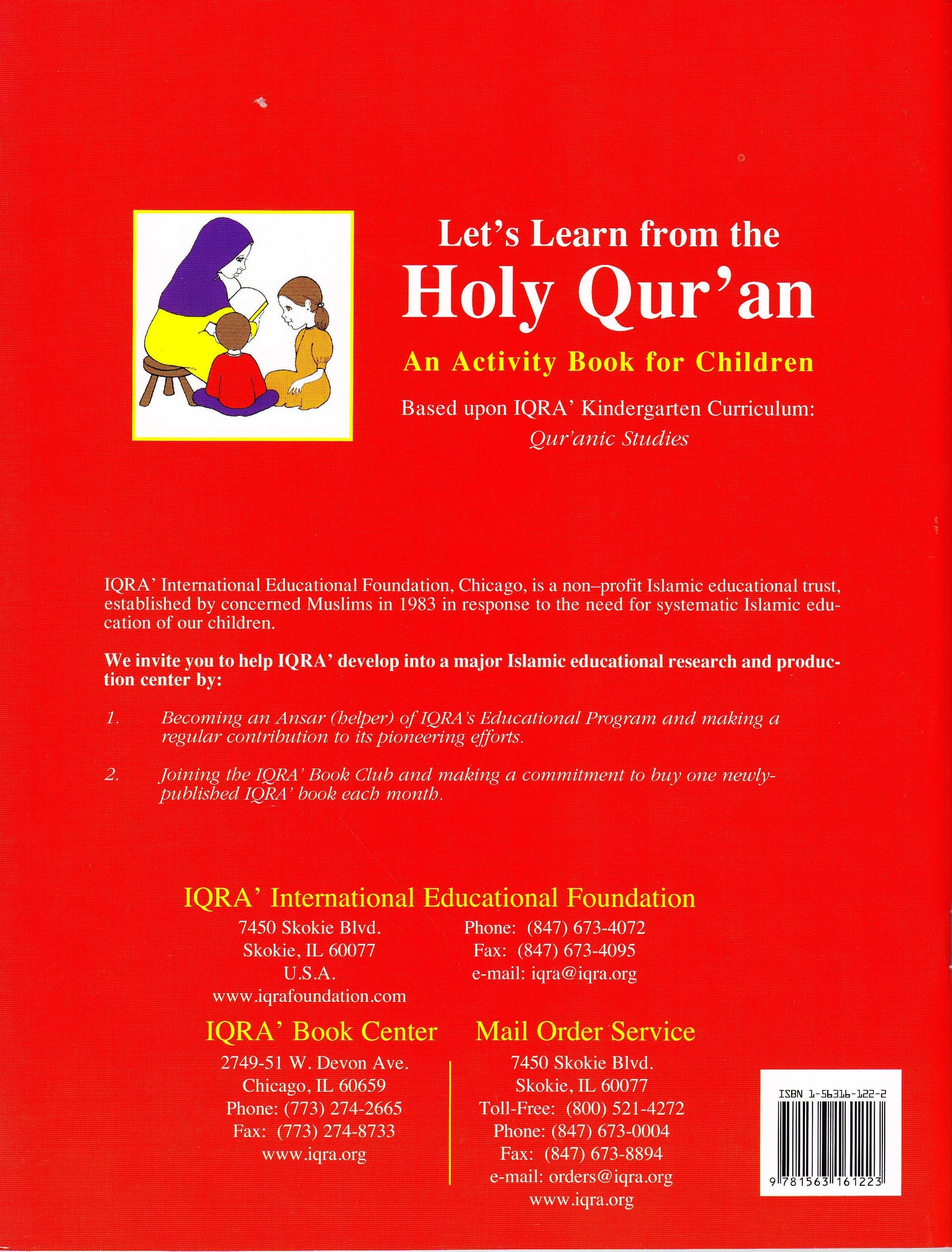 Let's Learn From The Holy Qur'an - Premium Activity Coloring Book from IQRA' international Educational Foundation - Just $8! Shop now at IQRA' international Educational Foundation