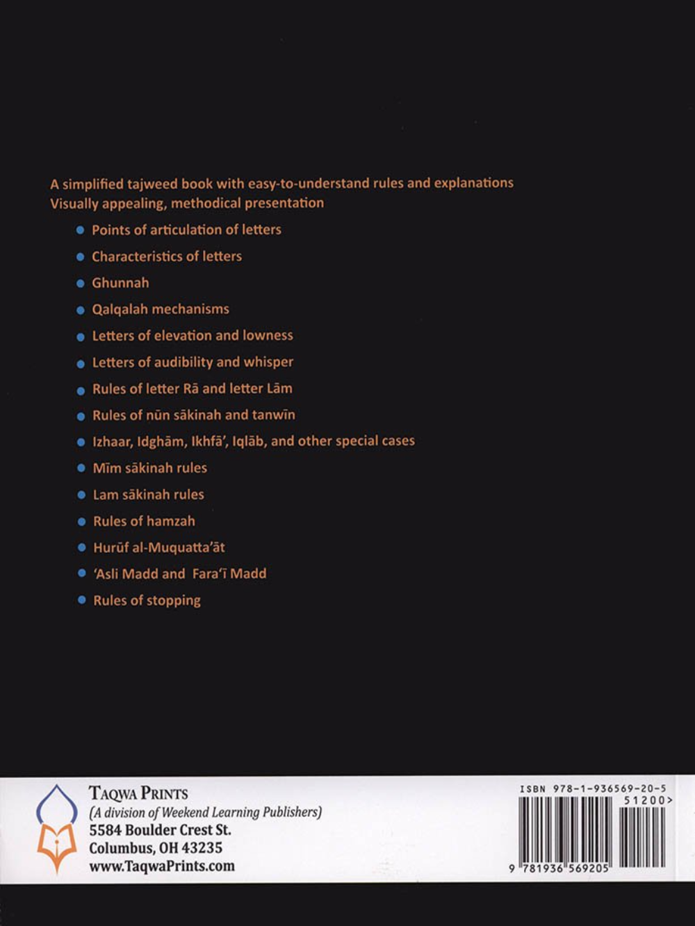 Tajweed Made Easy - Premium Textbook from Weekend Learning Publication - Just $12! Shop now at IQRA Book Center 