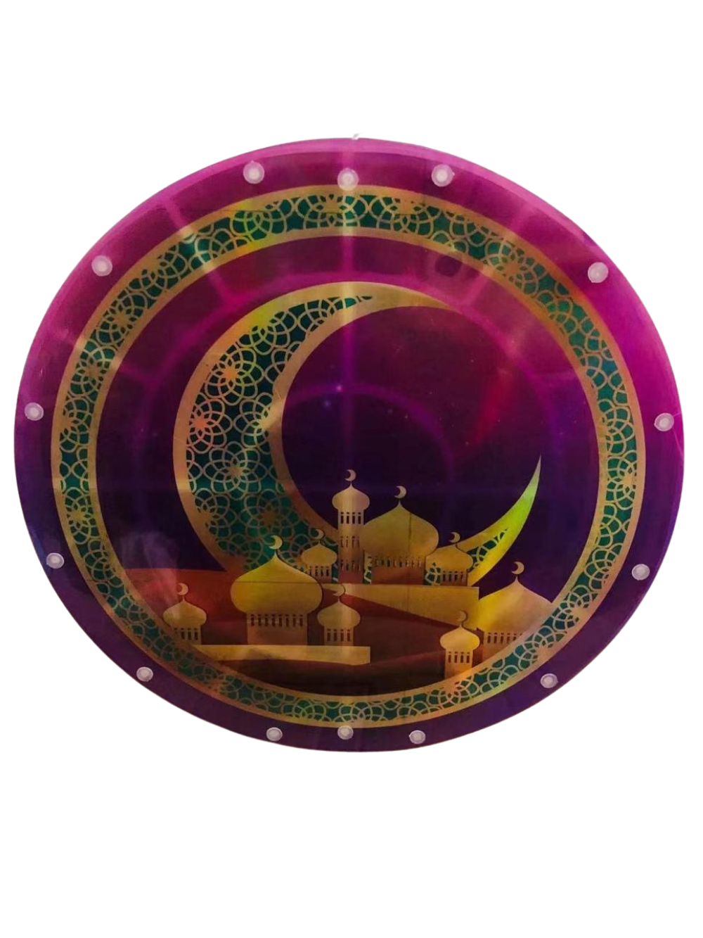 Ramadan-Eid Light Crescent Round - Premium Ramadan Eid Light from Source Of The Niles - Just $15! Shop now at IQRA.ORG