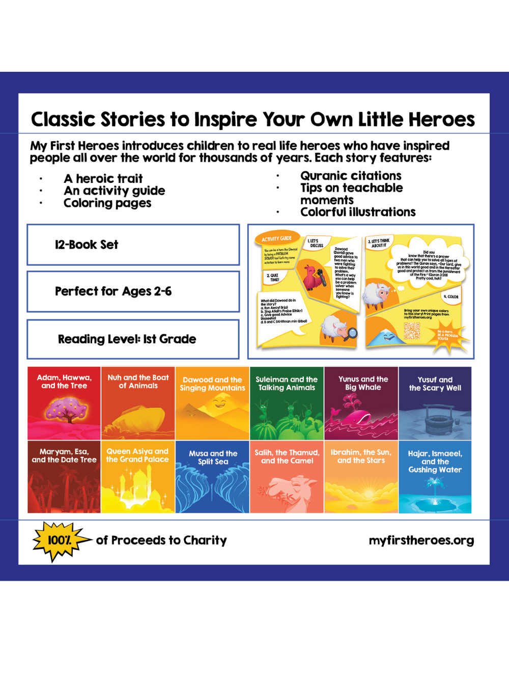 My First Heroes: Set of 12 Book - Premium Stories Book Set from Everyday Heroes - Just $13! Shop now at IQRA.ORG