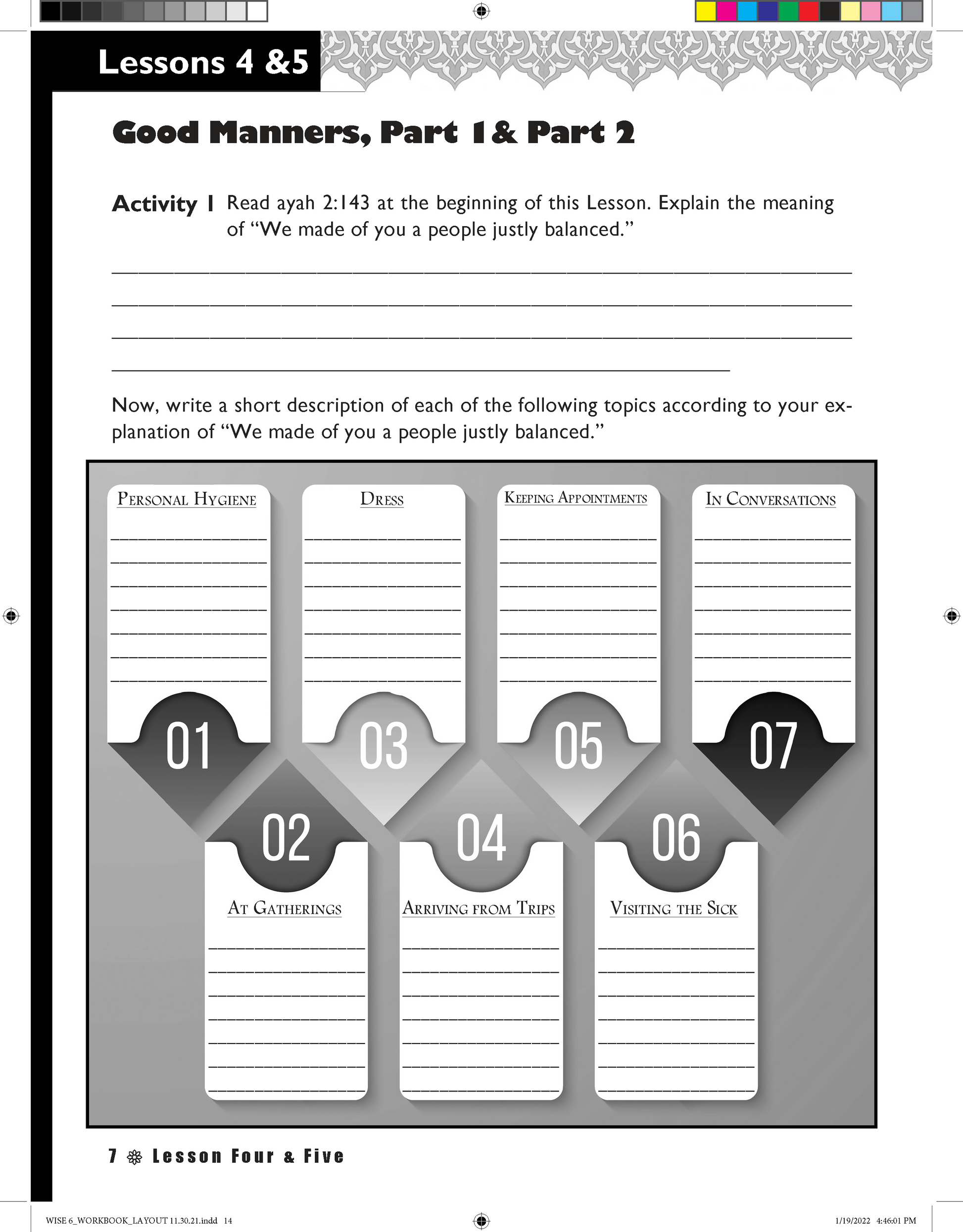 IQRA WISE Grade 6 Workbook - Premium Workbook from IQRA' international Educational Foundation - Just $8.99! Shop now at IQRA Book Center 