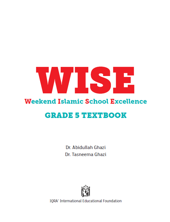 IQRA WISE Grade 5 Textbook - Premium Textbook from IQRA' international Educational Foundation - Just $15.99! Shop now at IQRA Book Center 