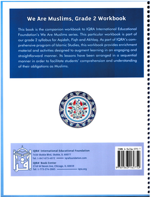 We Are Muslims: Elementary Grade 2 Workbook - Premium Workbook from IQRA' international Educational Foundation - Just $7.99! Shop now at IQRA Book Center 